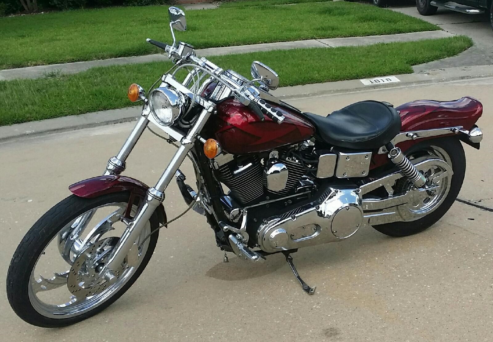 1997 HarleyDavidson® FXDWG Dyna® Wide Glide® (Maroon), Seabrook, Texas